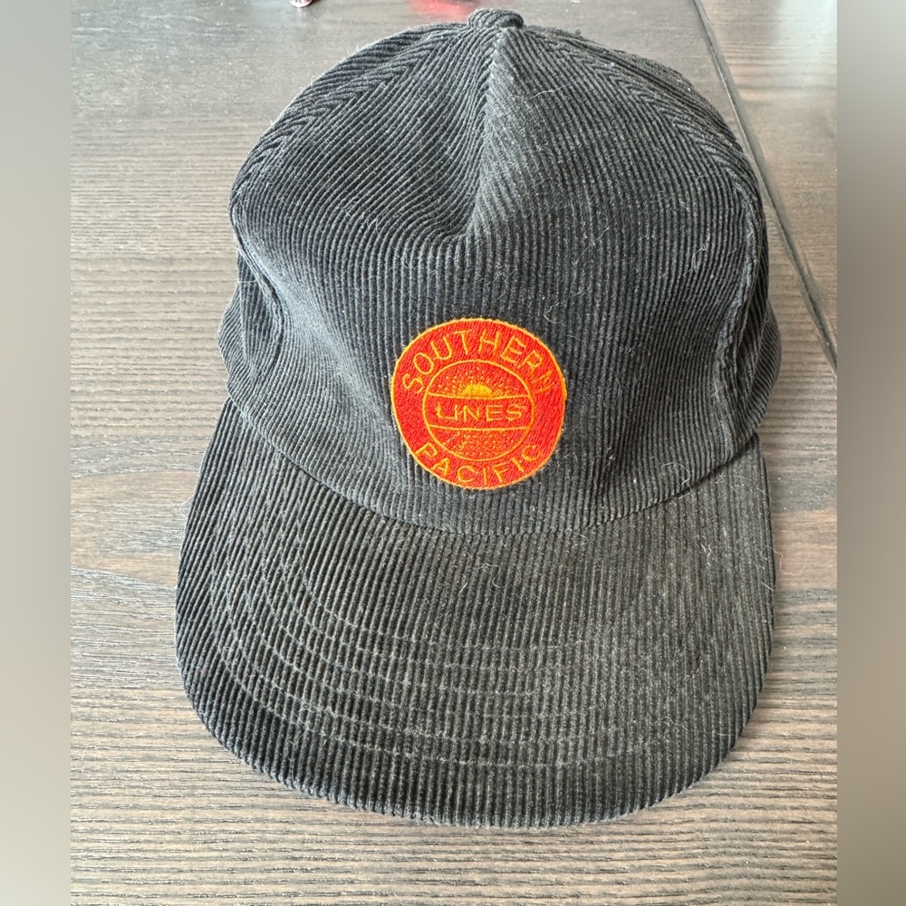 Black Corduroy Cap